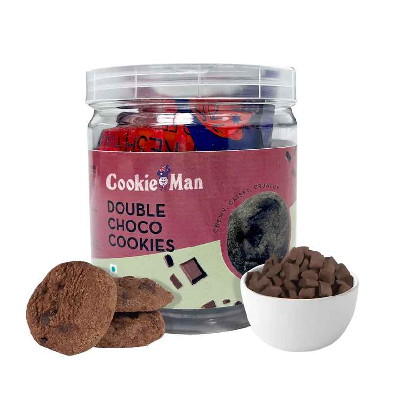 CookieMan Double Chocolate Cookies | Soft & Chocolatey