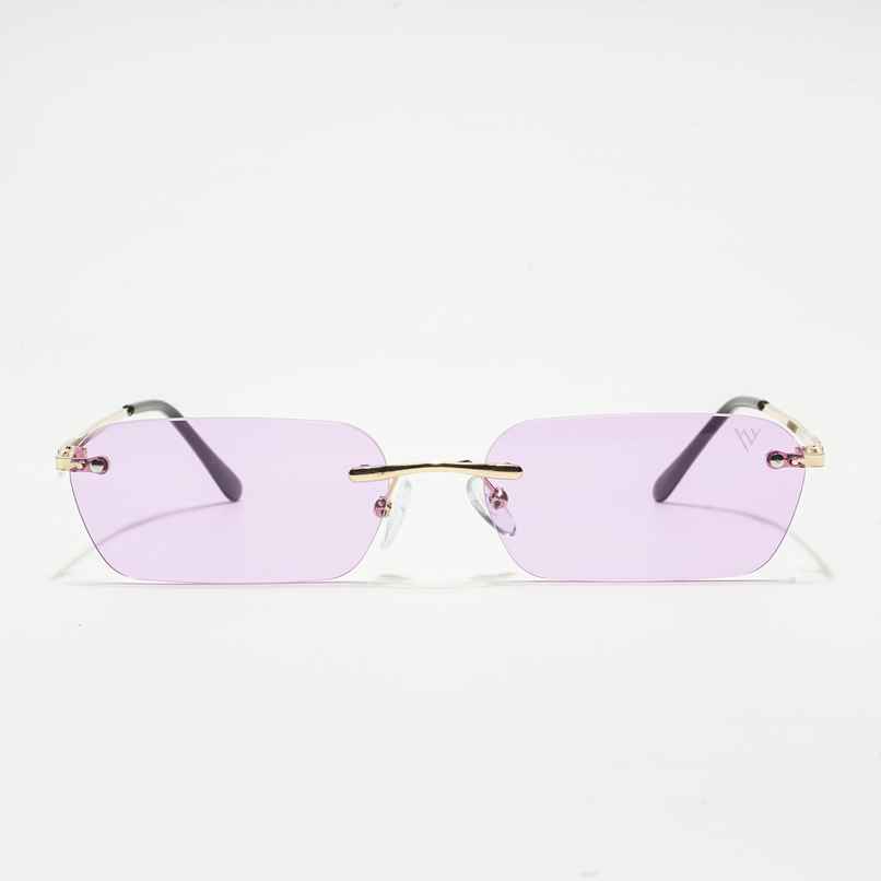 Voyage Underdog Rimless Rectangle Sunglasses | Purple | MG3787 Voyage Underdog Rimless Rectangle Sunglasses | Purple | MG3787