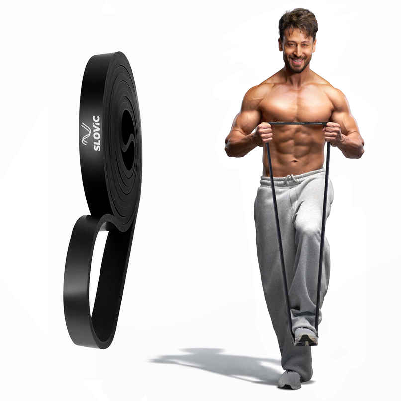 Slovic Heavy Resistance Band | 15-30 kg | For Strength Training & Home Workout | Natural Rubber