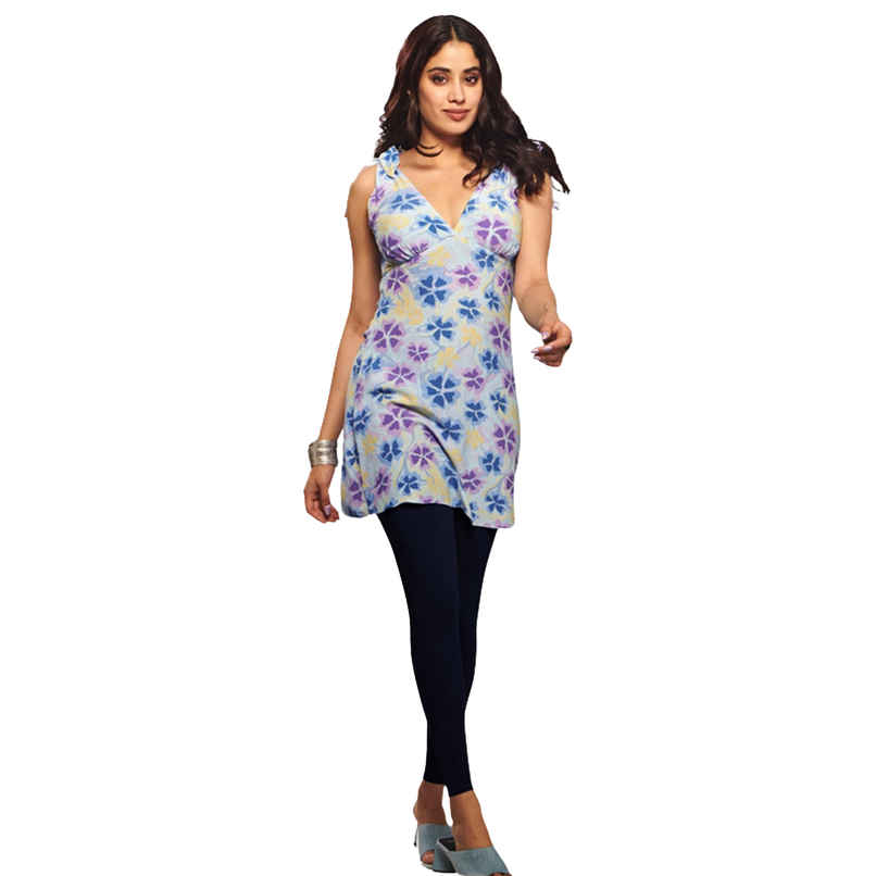 Lyra Women's Leggings Ankle Length | Cotton and Lycra - Free Size