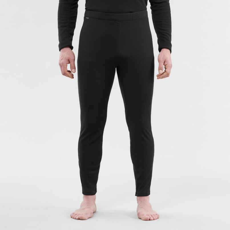 Decathlon | Wedze Thermal Pant For Skiing Base Layer - Black - XL Decathlon | Wedze Thermal Pant For Skiing Base Layer - Black - XL