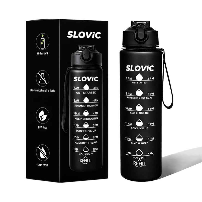 Slovic Sipper with Straw for Adults & Kids | Leakproof for Gym, School, and Travel
