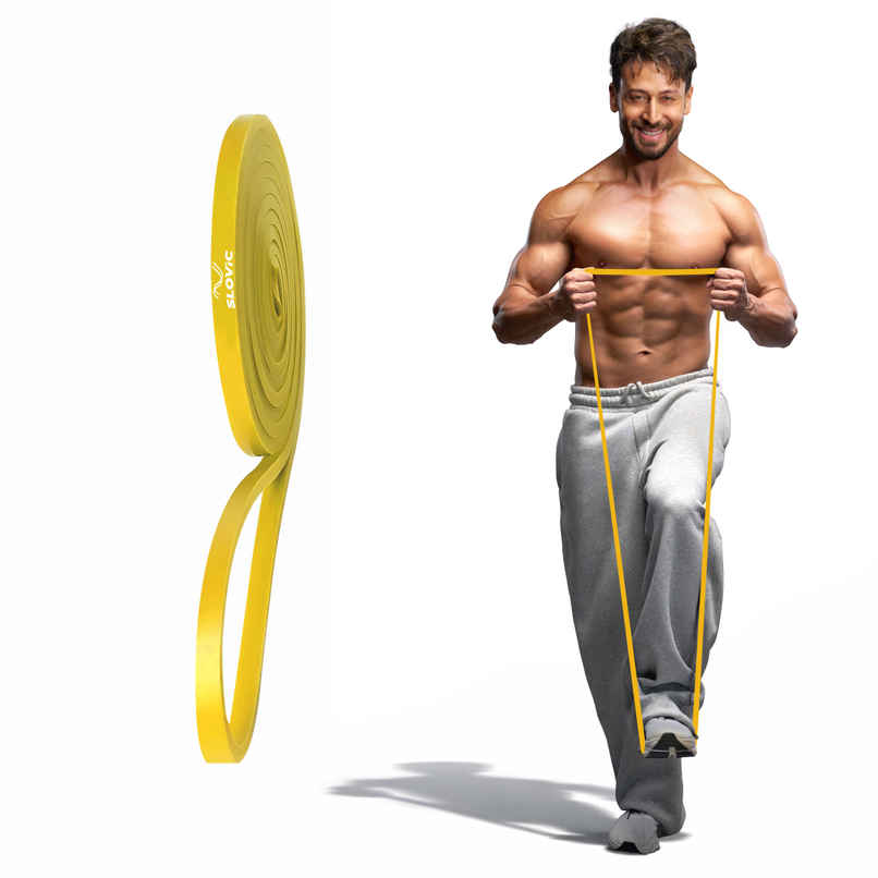 Slovic Heavy Resistance Band | 3-7 kg | For Strength Training & Home Workout | Natural Rubber