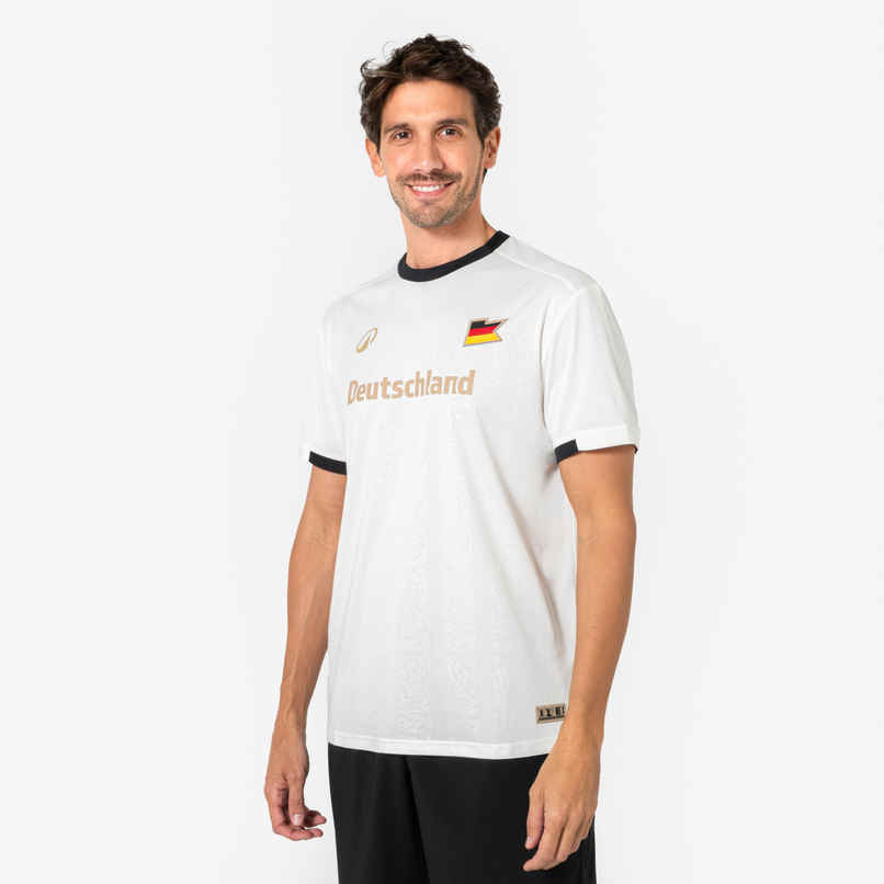Decathlon Kipsta Germany Unisex Football Jersey | White - S Decathlon Kipsta Germany Unisex Football Jersey | White - S