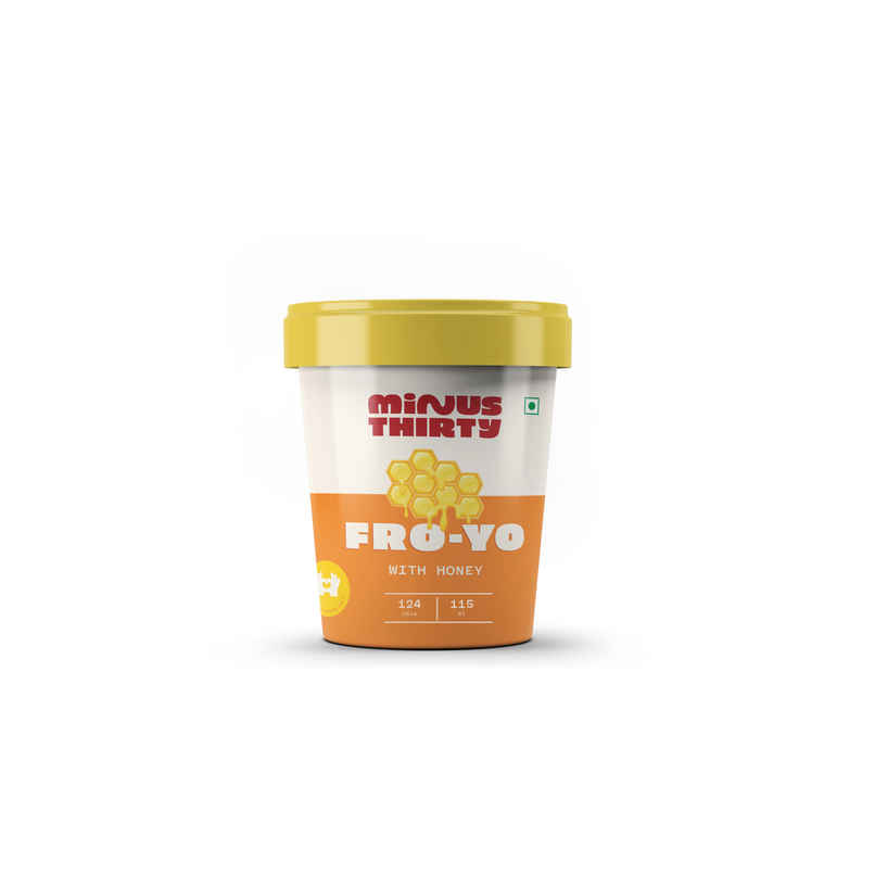 MINUS THIRTY Froyo Sweetened with Honey Ice Cream Cup MINUS THIRTY Froyo Sweetened with Honey Ice Cream Cup
