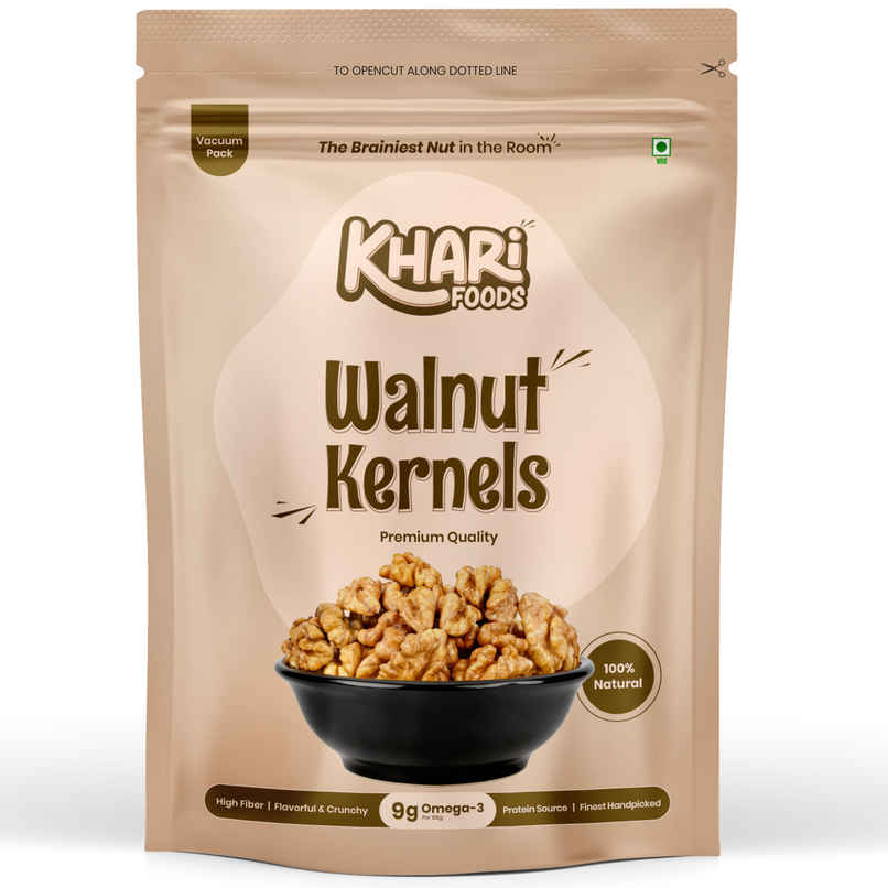 Khari Foods Premium Chile Walnut Kernels / Akhrot Giri Dry Fruits