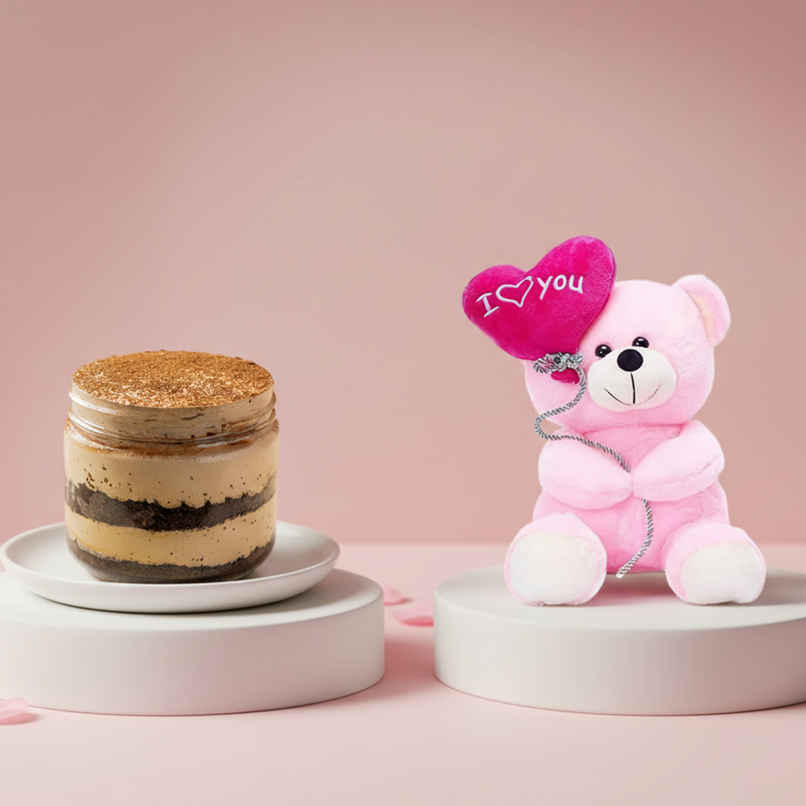 Tiramisu + DearJoy I Love You Balloon Teddy 30 cm Tiramisu + DearJoy I Love You Balloon Teddy 30 cm