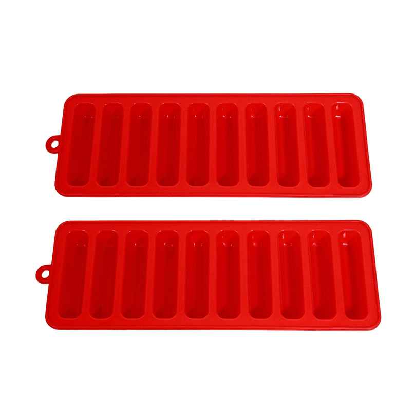 Spine Silicone Ice Cube Mould 2pc Set |multi Color