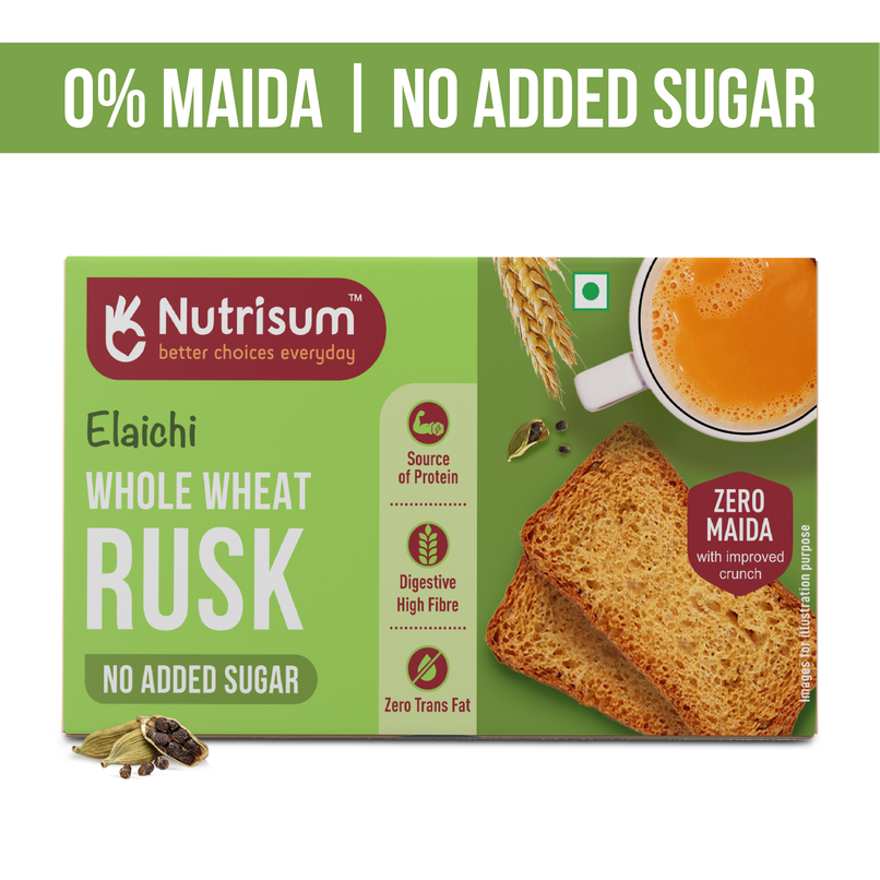 Nutrisum No Added Sugar | Elaichi Rusk Nutrisum No Added Sugar | Elaichi Rusk