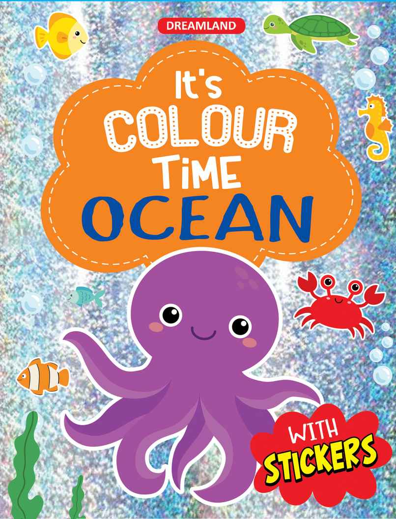 Dreamland Ocean Colour Time Activity Book with Stickers 32 Pages
