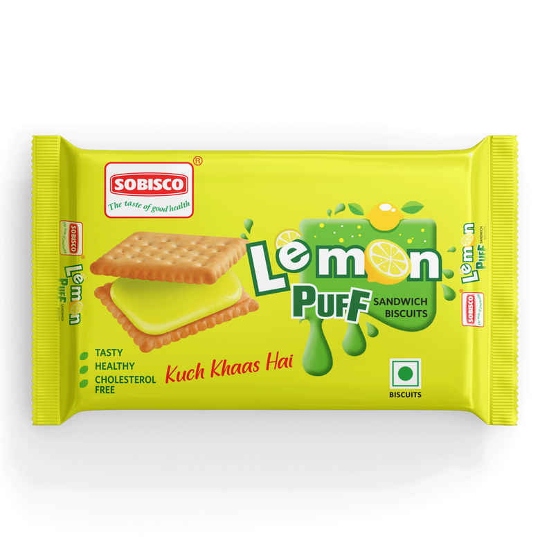 Sobisco Lemon Puff Cream Biscuits Sobisco Lemon Puff Cream Biscuits