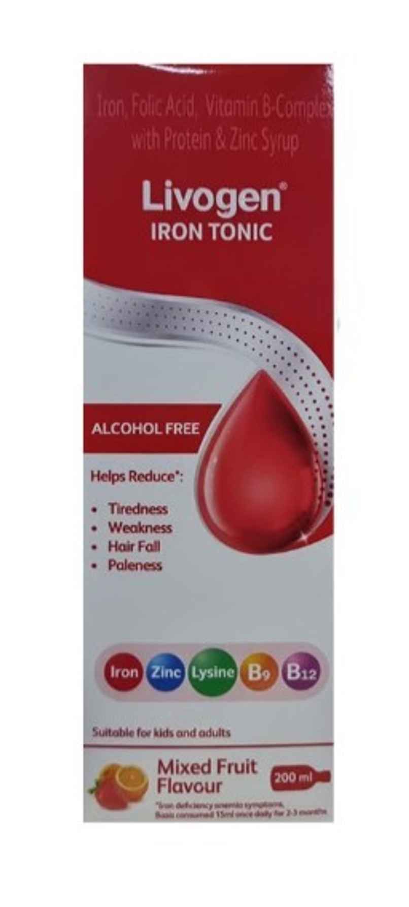 Livogen Mixed Fruit Flavor Iron Tonic Livogen Mixed Fruit Flavor Iron Tonic