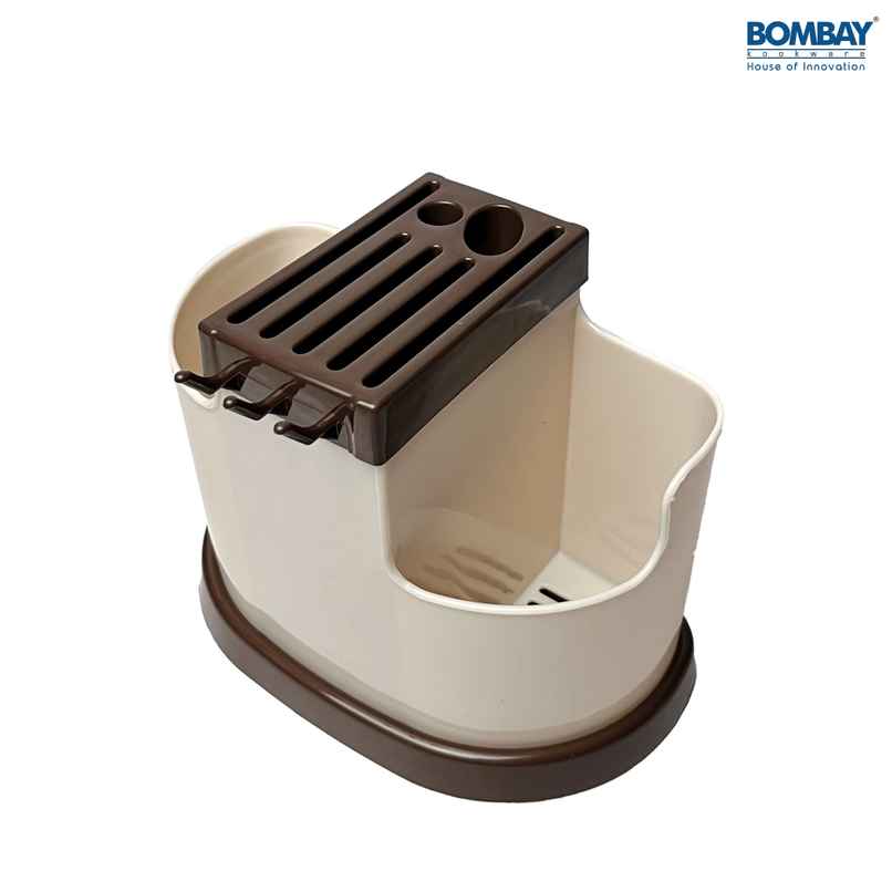 Empty Cutlery Holder | Brown