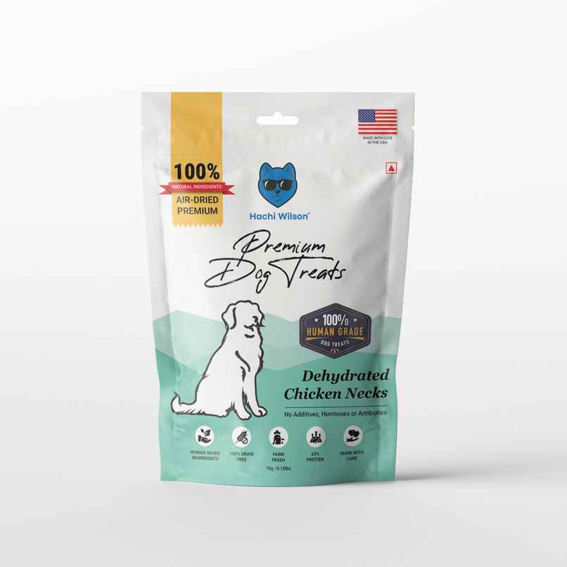 Hachi Wilson Premium Dog Treat Dehydrated Chicken Neck