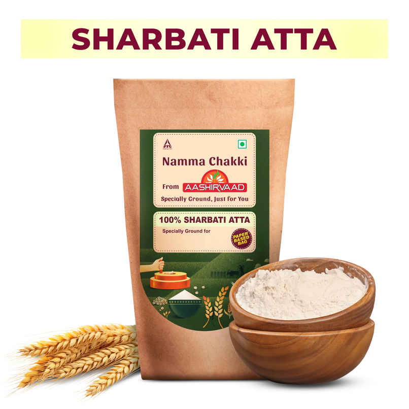 Sharbati Wheat Atta Namma Chakki | Aashirvaad