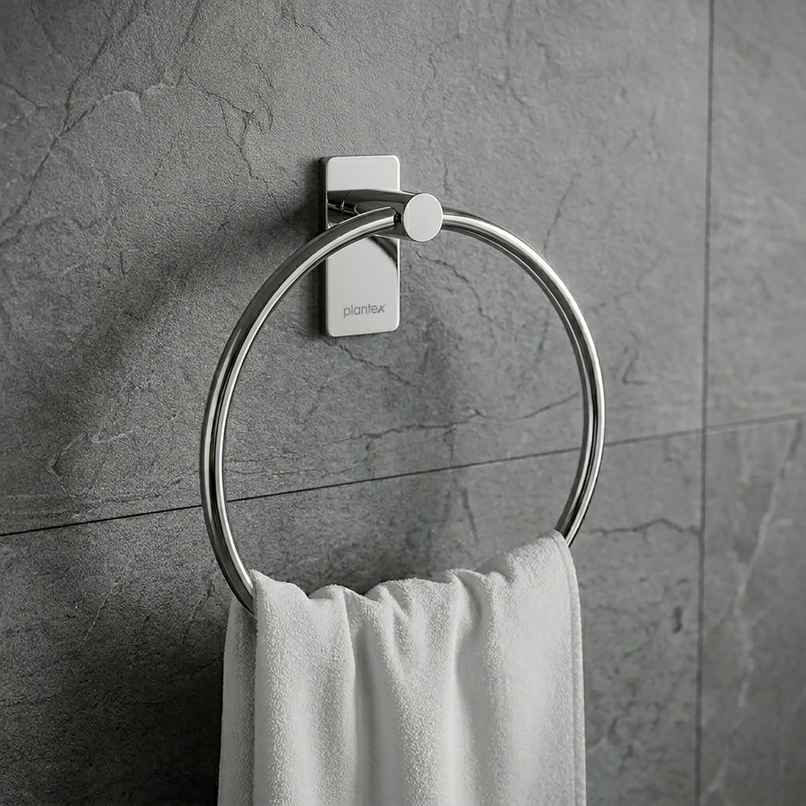 Plantex Innox Stainless Steel Towel Ring | Chrome Plantex Innox Stainless Steel Towel Ring | Chrome
