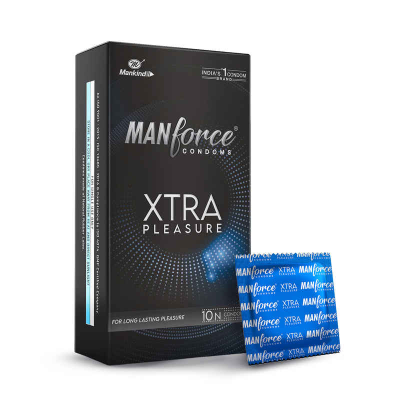 Manforce Xtra Pleasure Climax Delay Dotted Condom