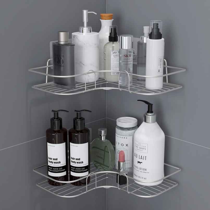 Plantex Bathroom Corner Rack | Stainless Steel | Chrome Plantex Bathroom Corner Rack | Stainless Steel | Chrome
