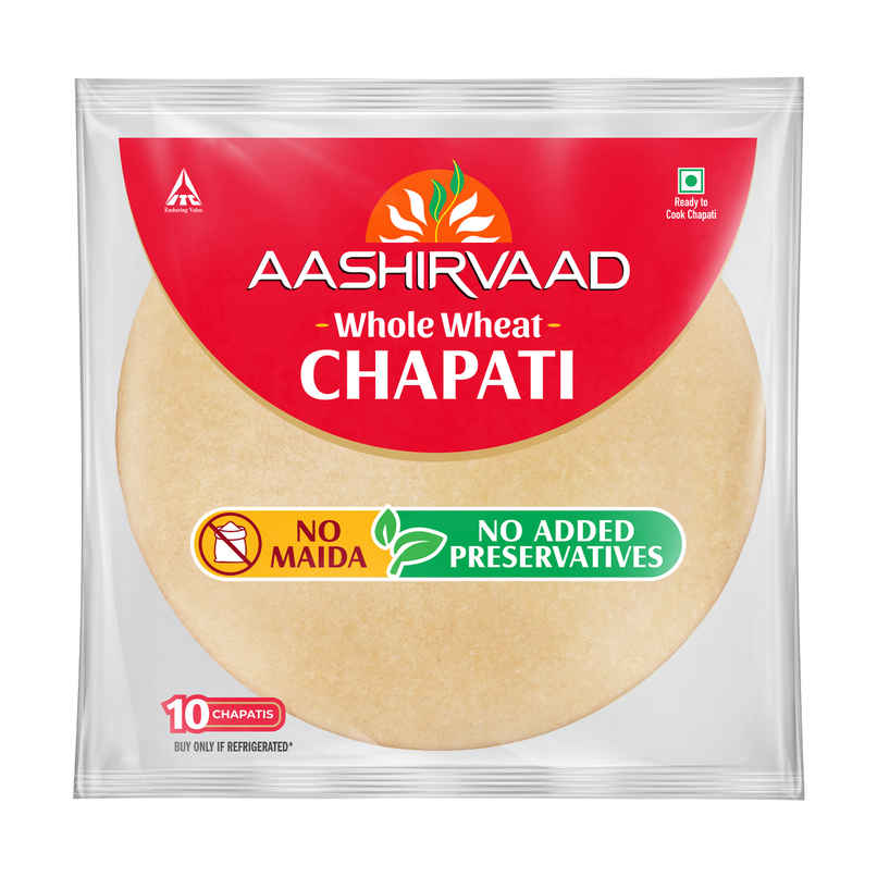 Aashirvaad Chapati made from Atta | No Added Preservatives