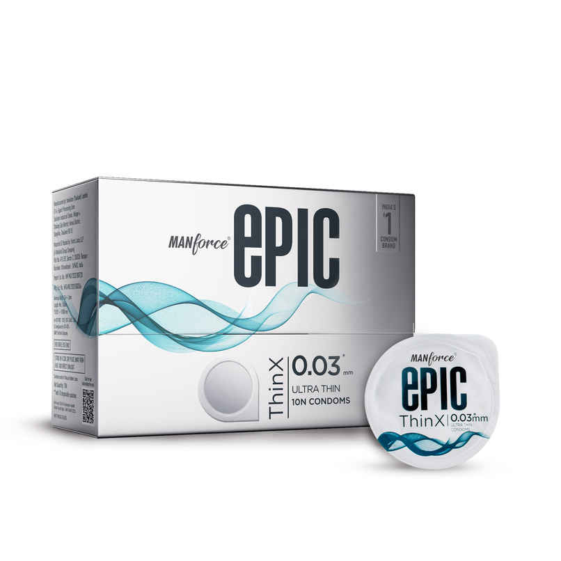 Manforce Epic Thinx Ultra Thin Condoms | Lightweight & Comfortable