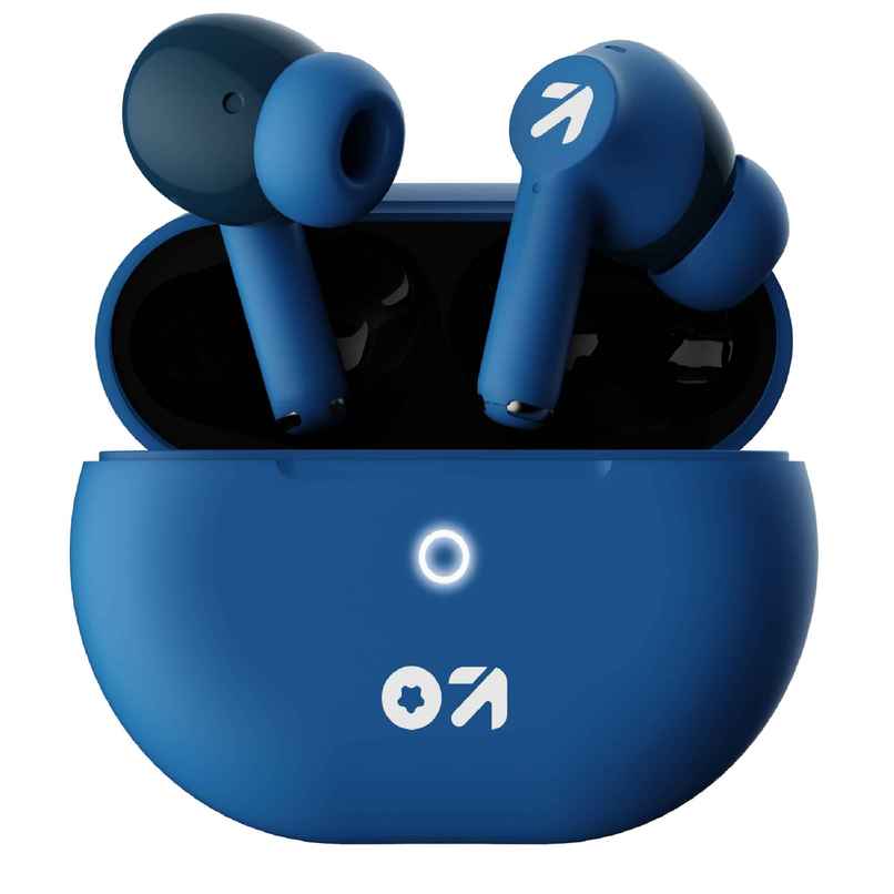 GOBOULT W40 with Quad Mic ENC, 48H Battery Life, |Denim Blue, True Wireless