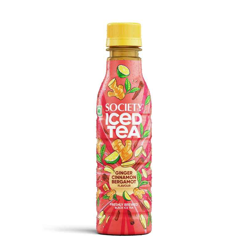 Society Iced Tea Ginger Bergamot Cinnamon Flavour Bottle