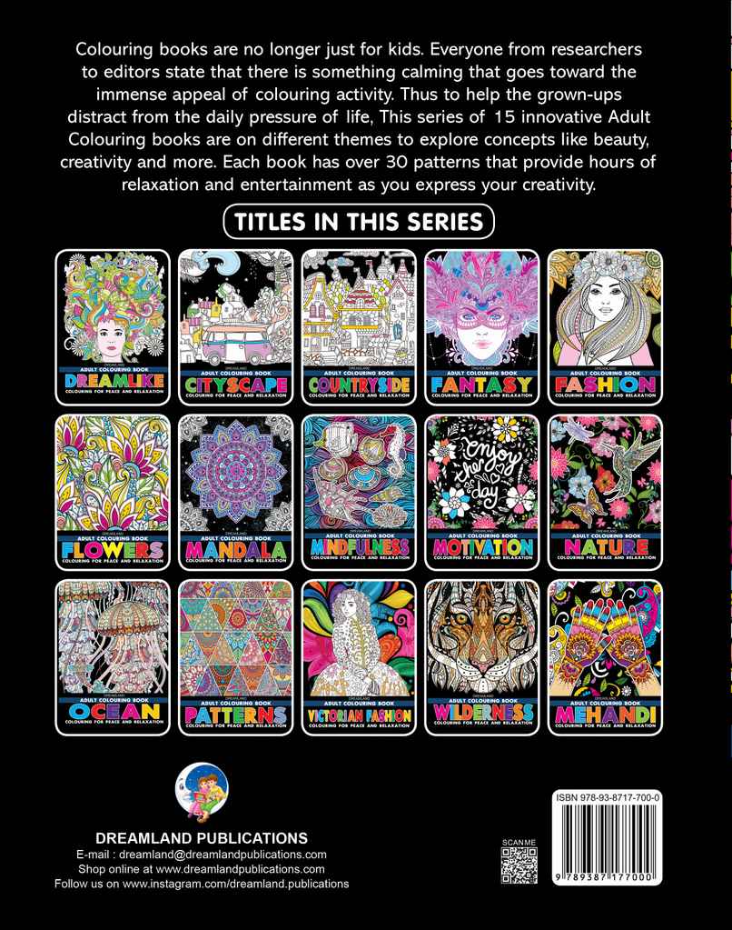 Dreamland Flowers Adult Colouring Book Dreamland Flowers Adult Colouring Book