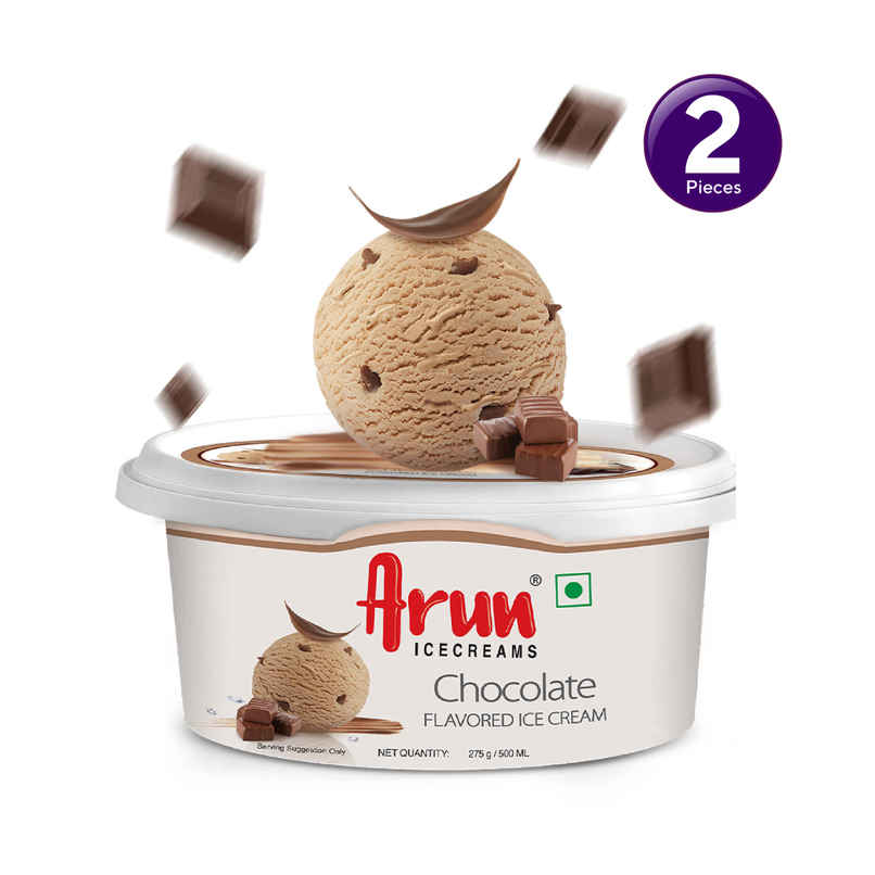Arun Chocolate Flavoured Ice Cream Tub Combo