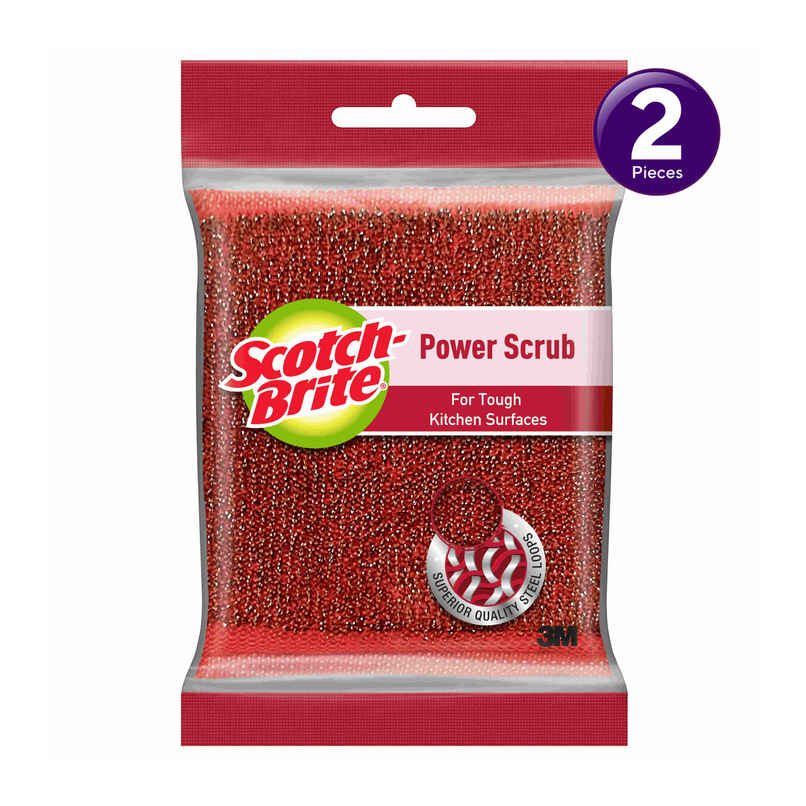 Scotch Brite Power Scrub Pad for Tough Kitchen surfaces Combo