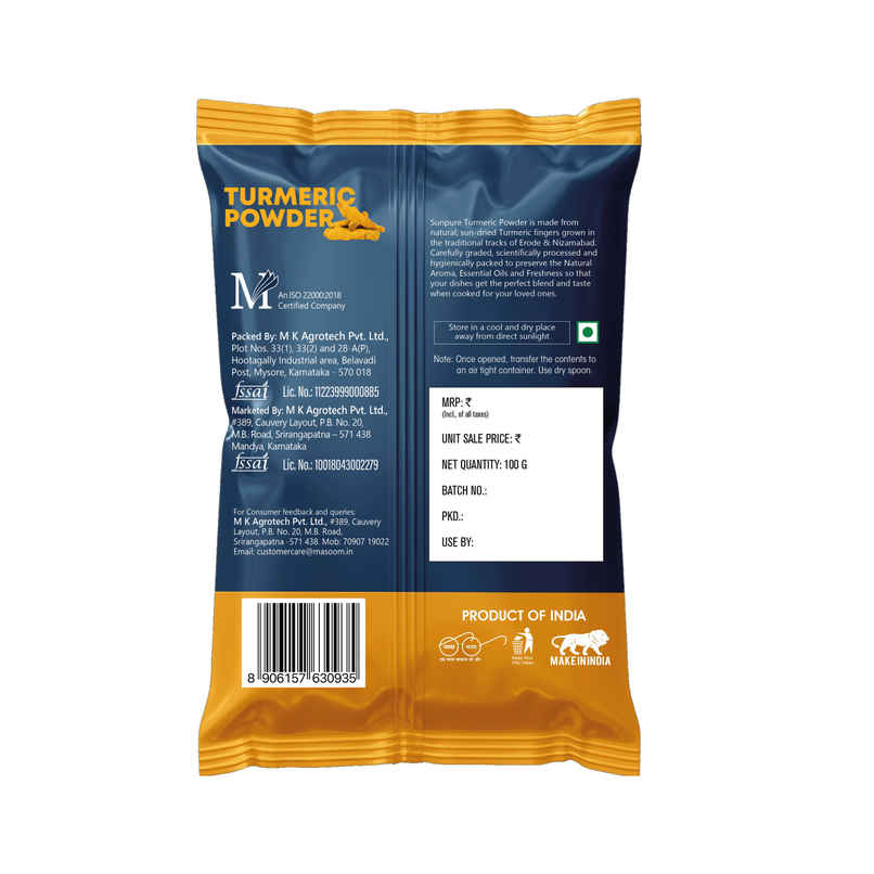Sunpure Turmeric Powder Sunpure Turmeric Powder