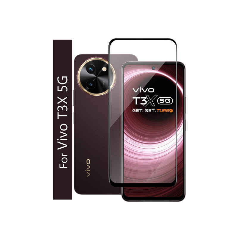Kwine Case Vivo T3X Tempered Glass Screen Protector