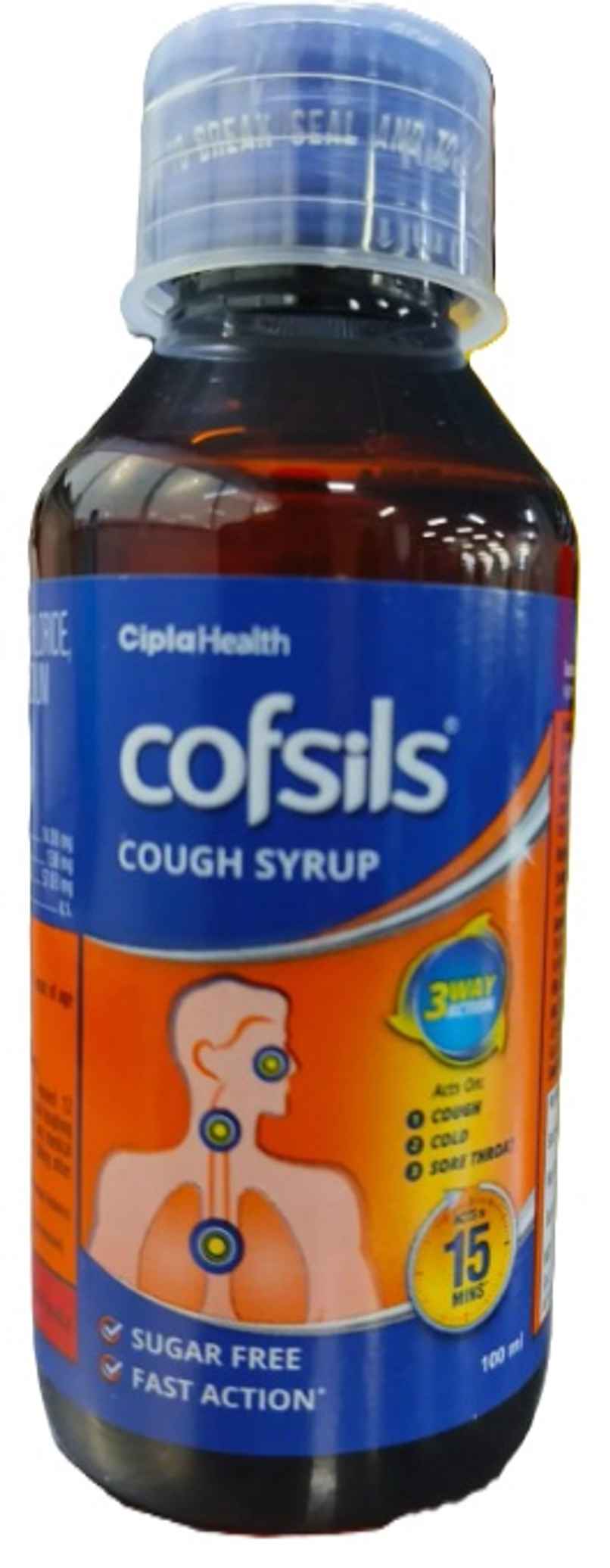 Cofsils Sugar Free Cough Syrup