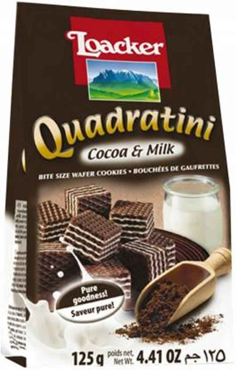 Loacker Quadritini Cacao & Milk 