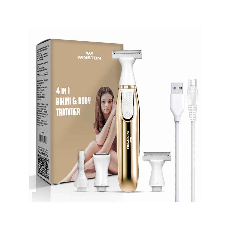 Winston 4 In 1 Bikini Trimmer And Full Body Shaver For Women