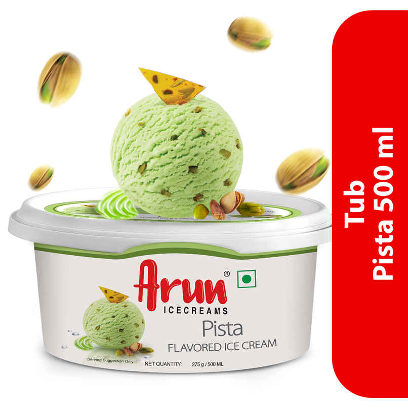 Arun Pista Flavoured Ice Cream Tub