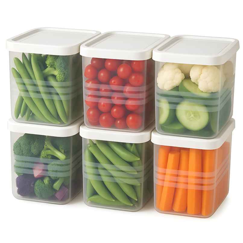 YouBee Fridge Storage Containers 1200ML Refrigerator Organizer Boxes BPA Free Vegetable Storage YouBee Fridge Storage Containers 1200ML Refrigerator Organizer Boxes BPA Free Vegetable Storage