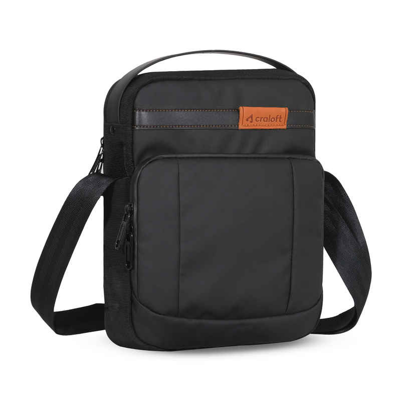 CRALOFT Unisex Sling Bag | Office Travel Side Bag for Mobile, Passport & iPad