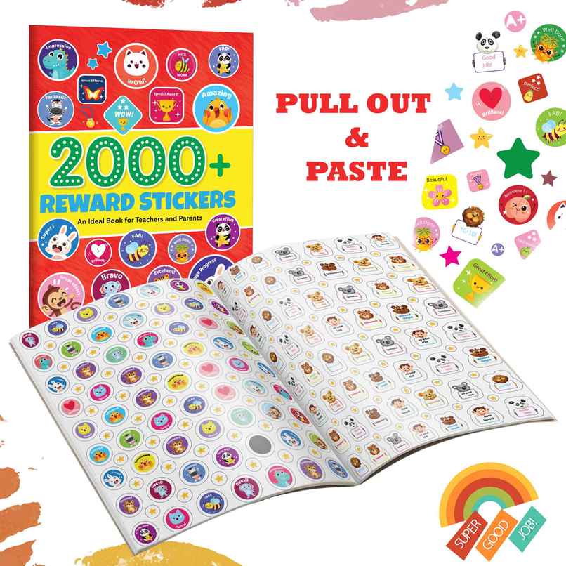 2000+ Reward Stickers Book - Motivational and Fun Sticker Book With Over 2000 Stickers