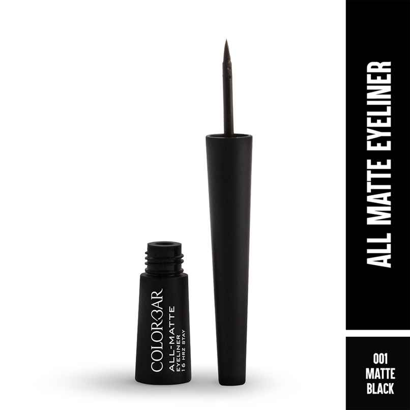 Colorbar All-Matte Eyeliner | Matte Black 001