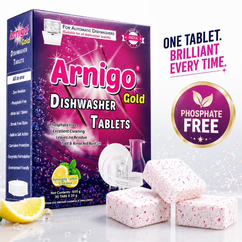 Arnigo Gold Dishwasher Tablets | Phosphate Free Arnigo Gold Dishwasher Tablets | Phosphate Free