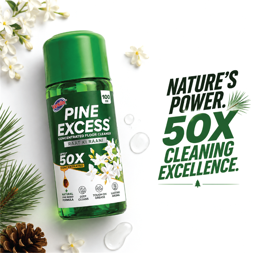 Varklin Pine Excess Floor Cleaner 50x concentrated | Raat ki Rani Fragrance Varklin Pine Excess Floor Cleaner 50x concentrated | Raat ki Rani Fragrance