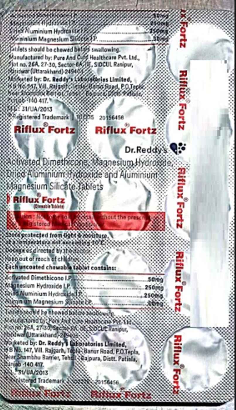 Riflux Fortz Chewable Tablet