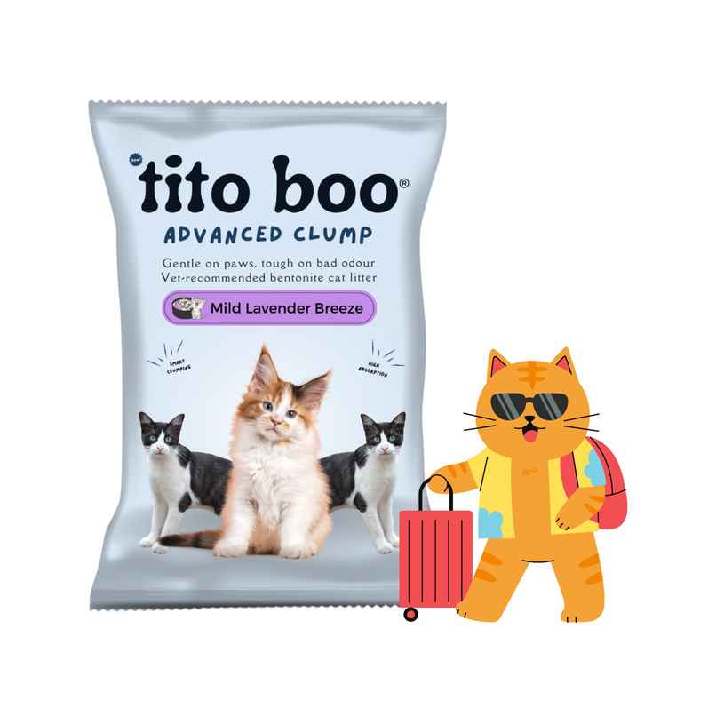 Tito Boo Mild Scented Bentonite Cat Litter