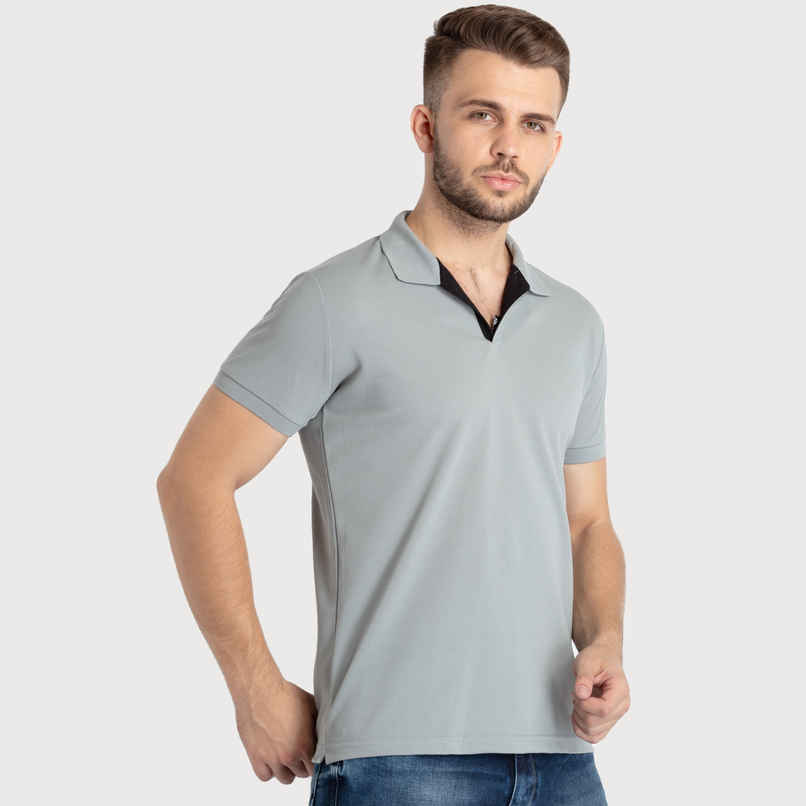 Status Quo Men Polo T-shirt - Admiral Grey | Slim Fit | XXL Status Quo Men Polo T-shirt - Admiral Grey | Slim Fit | XXL