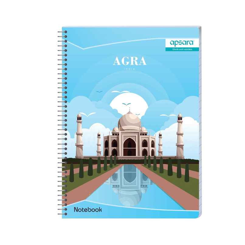 Apsara Spiral Bound 1 Subject Single Line Notebook 60gsm (140 Pages, 30 x 21 cm, Covers May Differ) Apsara Spiral Bound 1 Subject Single Line Notebook 60gsm (140 Pages, 30 x 21 cm, Covers May Differ)