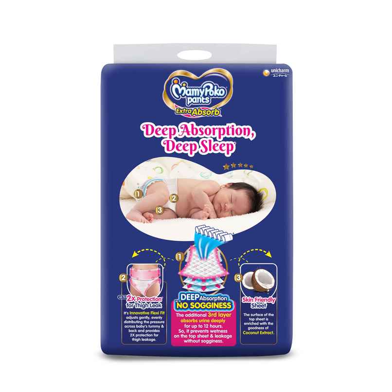 Mamypoko Extra Absorb Pant Style Diaper | NB | 99 pcs Mamypoko Extra Absorb Pant Style Diaper | NB | 99 pcs