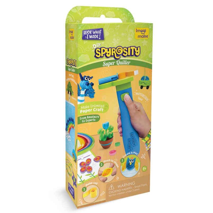 Imagimake Spyrosity - Super Quiller Kit | Paper Quilling Art Toy | Creative Craft Gift for Kids