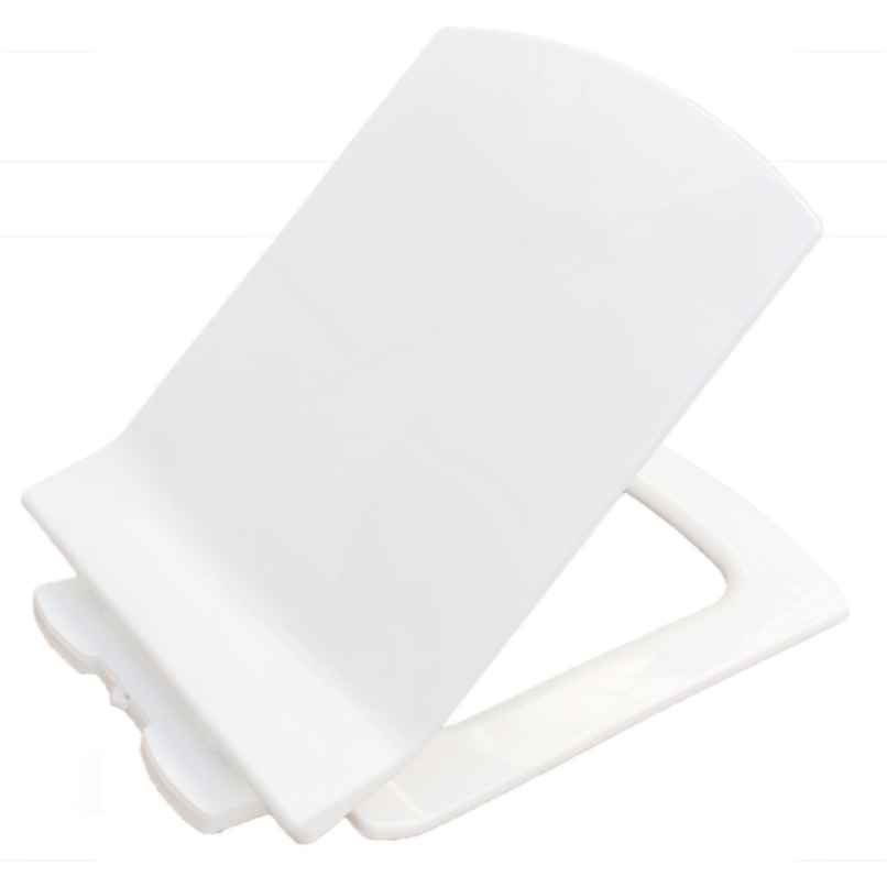 Clayplus 735 - Polypropylene Soft Close Slim Hydraulic Toilet Seat Cover