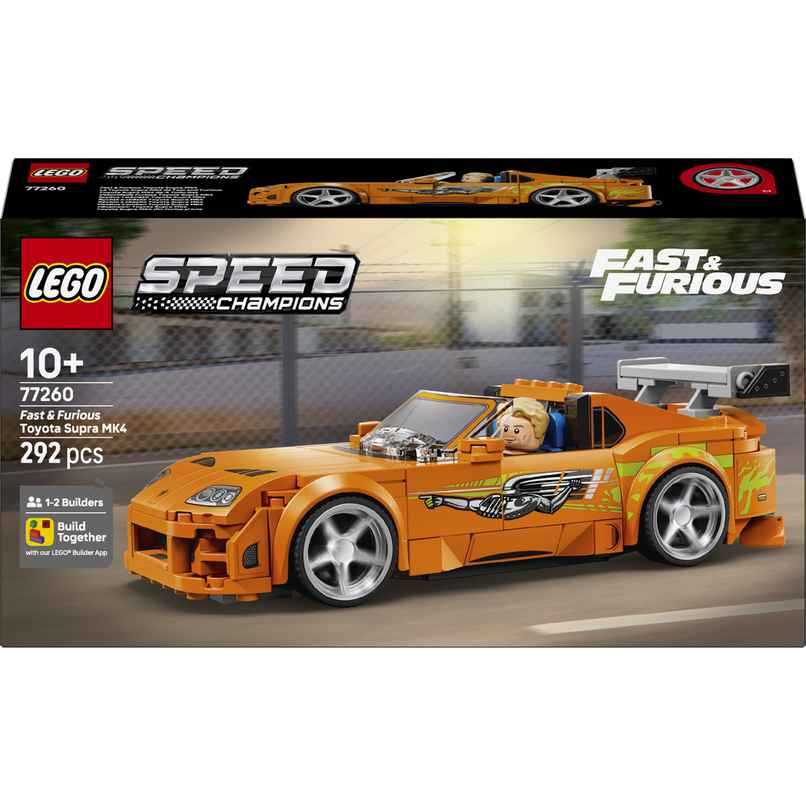 LEGO Speed Champions The Fast & The Furious Toyota Supra MK4 Building Set | 77260