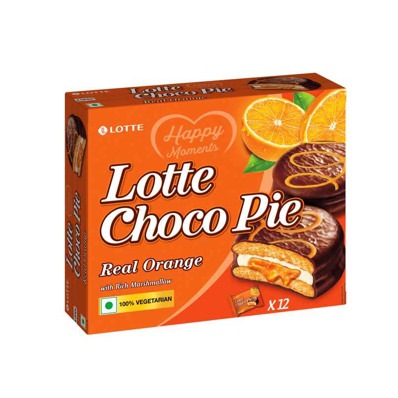 Lotte Choco Pie Real Orange